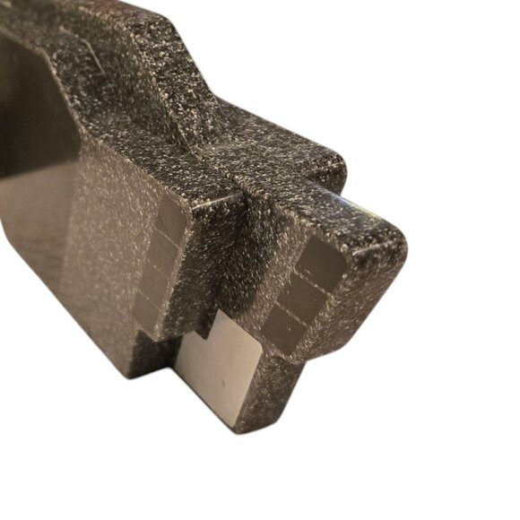 Canadian Goose Sculpture Art Deco Style Black Gray 11 inch Bird Home Decor - Picture 7 of 16